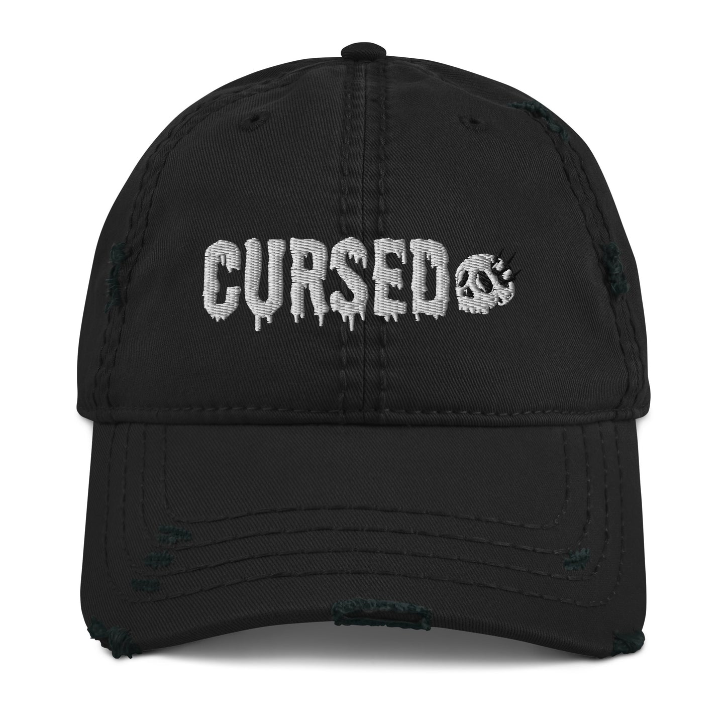 Cursed Distressed Dad Hat
