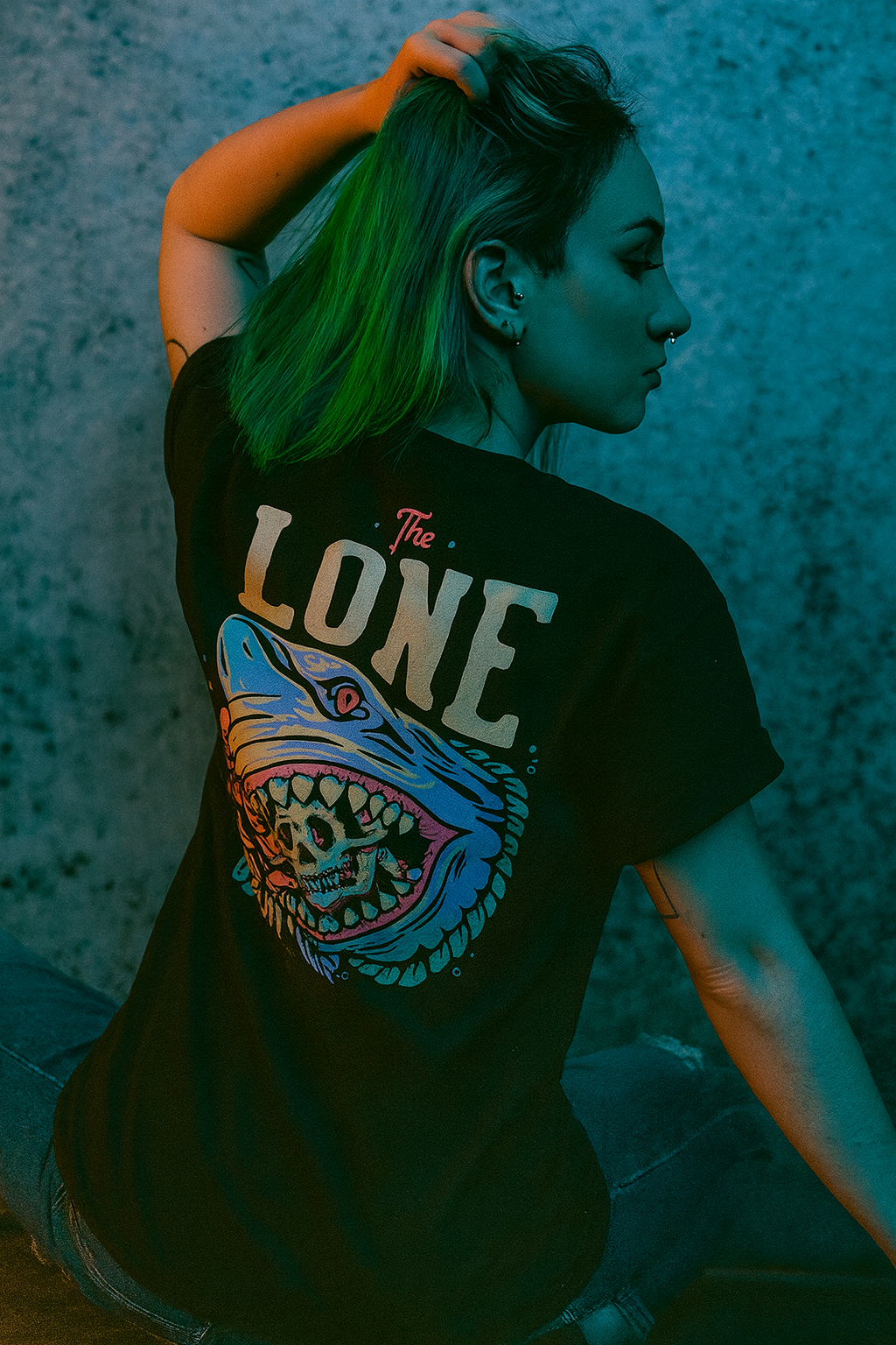 Shark Bait Backprint T-Shirt