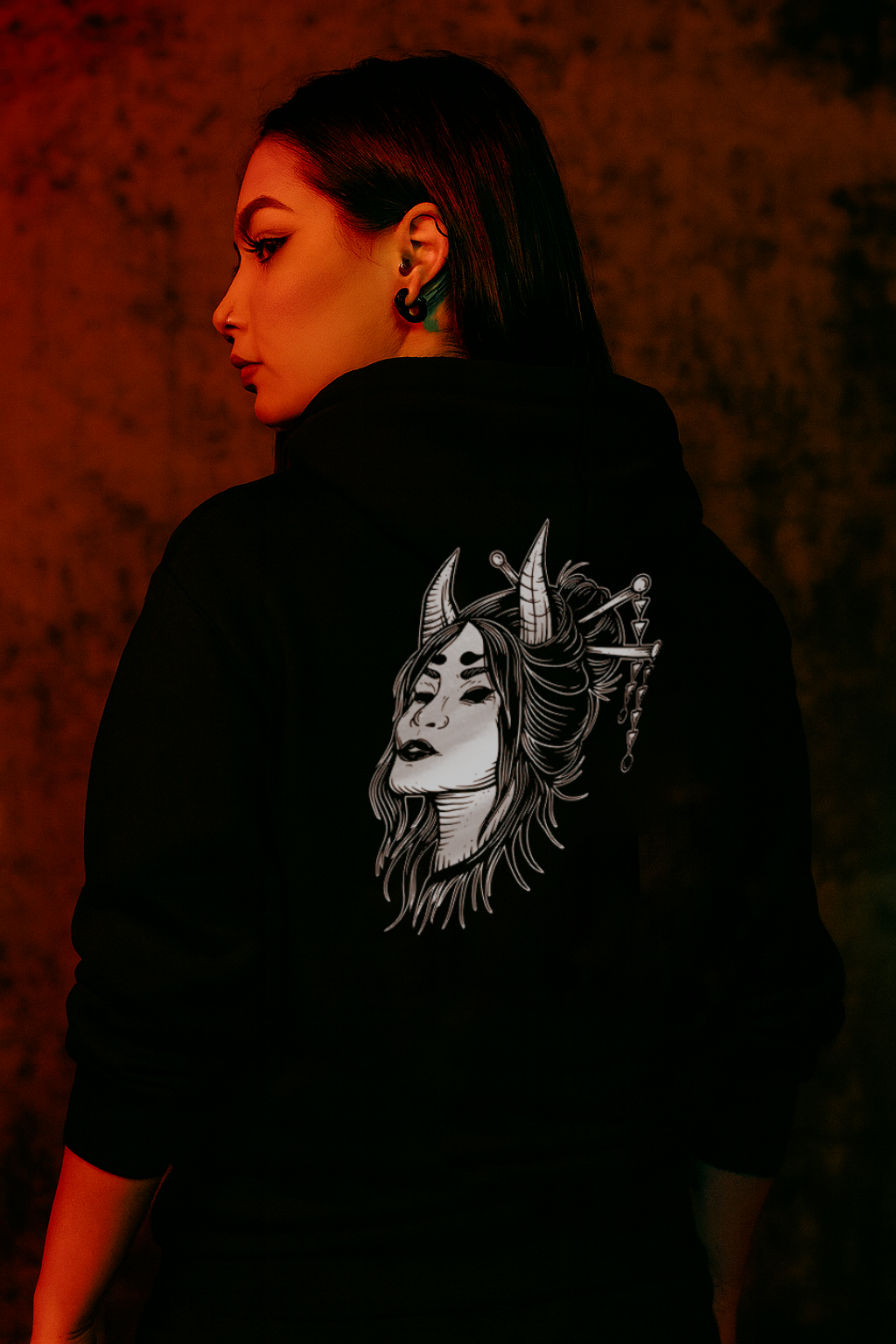 Hashihime Backprint Hoodie
