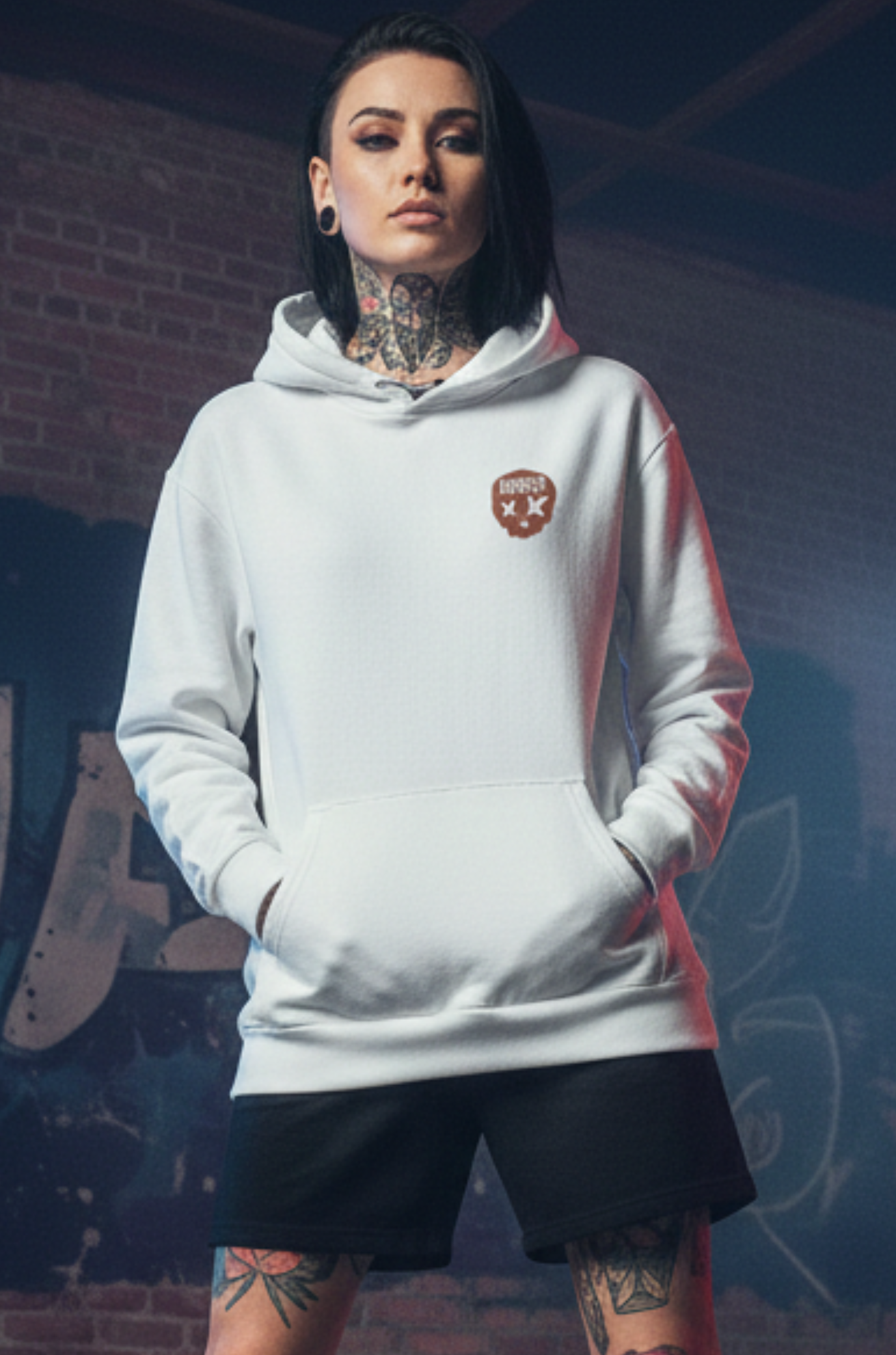 Rebel Backprint Hoodie