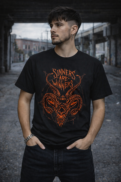 Sinners Frontprint T-Shirt