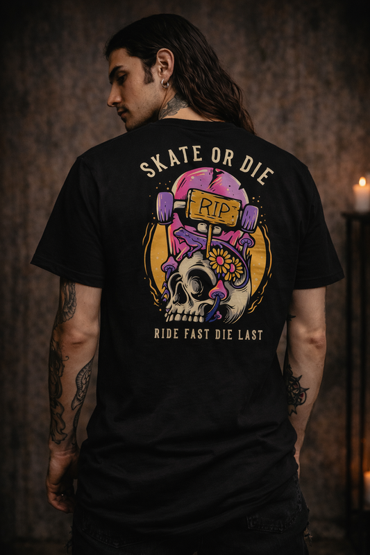 Skate Backprint T-Shirt