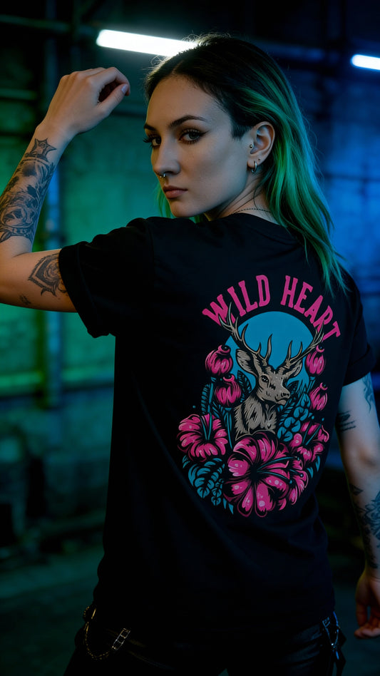 Wild Heart Backprint T-Shirt