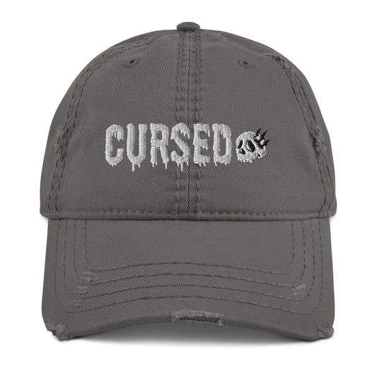 Cursed Distressed Dad Hat